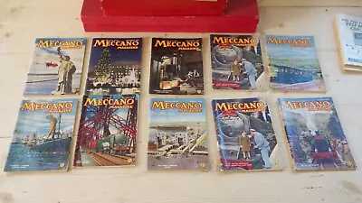 Buy 1958s 10 X Meccano Magazine Collection Generally In Excellent Condition • 9.95£