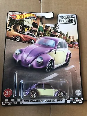 Buy HOT WHEELS DIECAST - Boulevard Series - Volkswagen “Classic Bug” - #31 • 11.99£