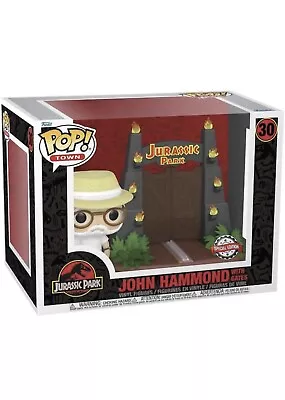Buy Jurassic Park John Hammond With Gates 3.75  Pop Town Vinyl Figure Funko 30 • 26.95£
