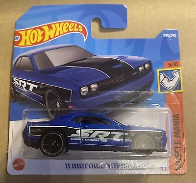 Buy HOT WHEELS 2022 N Case '15 DODGE CHALLENGER SRT Boxed Shipping Comb Post • 3£