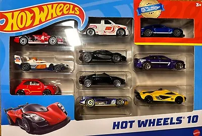 Buy Hot Wheels 10 Pack - Inc 2023 Exclusives Ford F150, McLaren P1 - BOXED Shipping • 19.95£