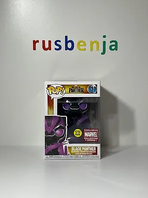 Buy Funko Pop! Marvel Black Panther Collector Corps Glow In The Dark #612 • 27.99£