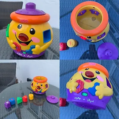 Buy Fisher-Price Laugh & Learn Cookie Jar Shape Surprise Lights Sounds Interactive  • 5£