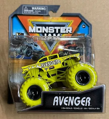 Buy Hot Wheels Monster Trucks - Avenger - Bright Yellow Truck 1:64 • 14.99£
