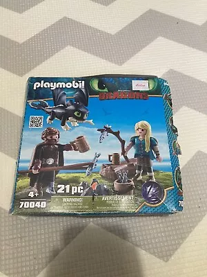 Buy Hiccup And Astrid Playmobil Set How To Train Your Dragon The Hidden World • 4.99£