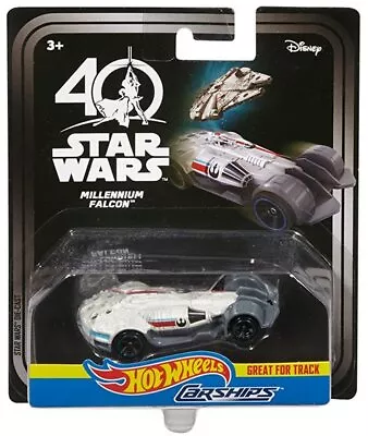 Buy Star Wars Hot Wheels 40th Millenium Falcon (2016) Carships Toy Car • 25.10£