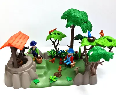 Buy Playmobil WOODLAND FOREST CUSTOM BUILD Wishing Well Scenery Animals Figures VGC • 19.99£