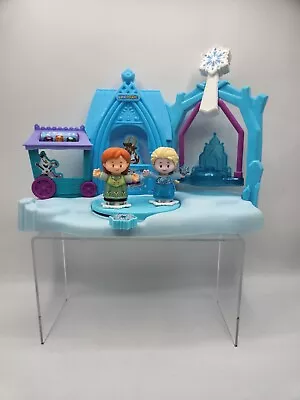 Buy Fisher Price Little People Disney Frozen Arendelle Wonderland Elsa  Anna Skating • 19.99£