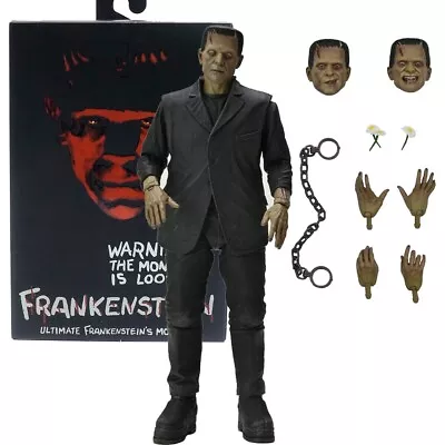 Buy NECA Ultimate Frankenstein’s Monster Black White 7'' Action Figure Model Toy • 32.99£