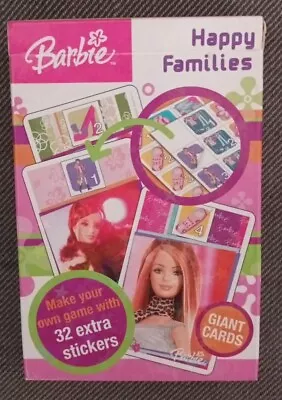 Buy Barbie Happy Families Card Game New With Stickers • 1.99£