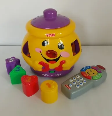 Buy Fisher Price Cookie Jar & Remote Control 2 Toys W. Lights + Sounds Interactive • 20£