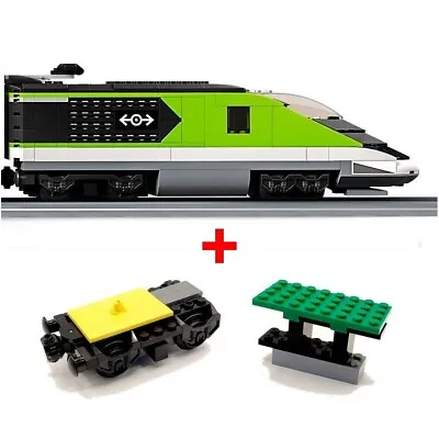 Buy LEGO® Train Trailer Engine Back Dummy Locomotive + ALL EIGHT 8 Wheels 60337 • 42.99£