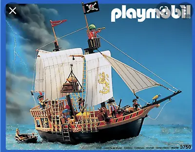 Buy Playmobil * Pirate Ship 3750 SPARE PARTS • 2.99£