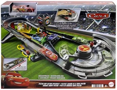 Buy  Disney Cars Piston Cup Racing Playset Toy Mattel , Gift  • 36.50£