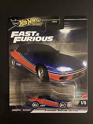 Buy Hot Wheels Fast And Furious Nissan Silvia (S15) Blue Mix 2 2024. Brand New. • 14.99£