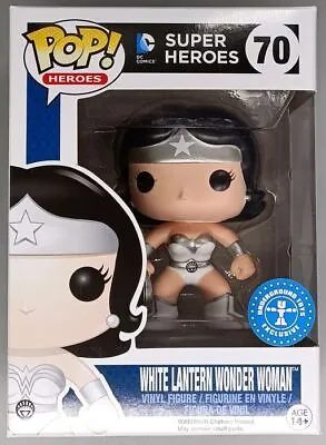 Buy #70 White Lantern: Wonder Woman - DC Super Heroes Funko POP With POP Protector • 15.99£