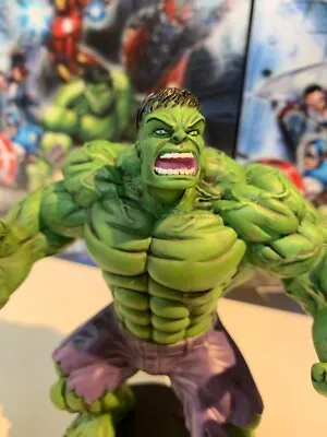 Buy Eaglemoss Marvel Files Special Green Hulk Painted Metal Statue Figure 6'' New • 19.99£