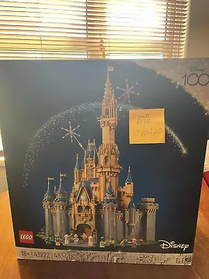 Buy Boxed Lego Disney 100 Castle 43222 , With All Inserts , From Disney Land  • 110£