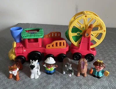 Buy Fisher Price Little People Musical Zoo Funfare Ride With Animals And Figures • 15£