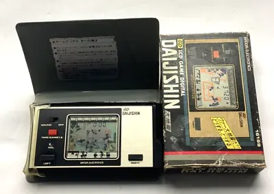 Buy Vintage 1982 RARE GD BANDAI - EARTHQUAKE - LCD GAME (Very Good Condition) • 55£