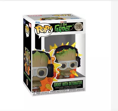 Buy I Am Groot - Groot With Detonator Marvel - Funko Pop 1195 Pop Protected • 15£