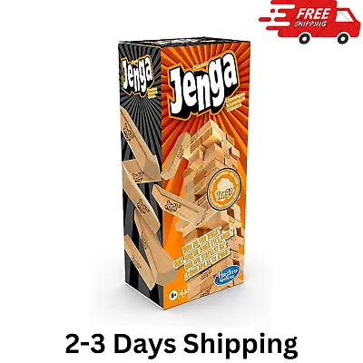 Buy Hasbro Gaming Jenga Classic Children's Game That Promotes Reaction Speed From... • 38.23£