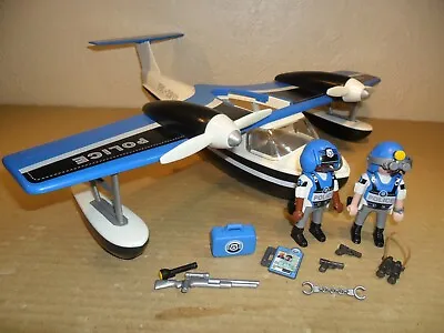 Buy PLAYMOBIL POLICE SEA PLANE 9436 COMPLETE (For Station Or Airport,Accessories) • 14.99£