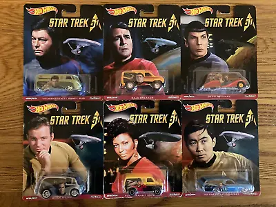Buy Hot Wheels Pop Culture - Star Trek 50th Anniversary - 2016 - Complete Set • 95£