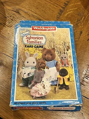 Buy Vintage (1988) Waddingtons Sylvanian Families Giant Card Game -  Complete • 2.99£