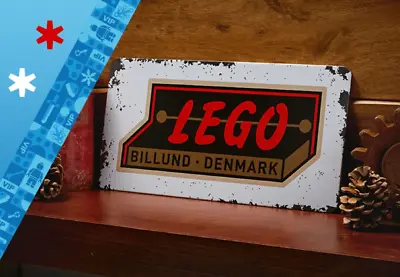 Buy LEGO Retro Tin Sign 5007016 - VIP Limited Edition 2021 - NEW • 19.99£