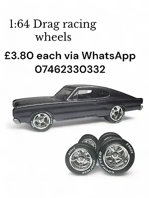 Buy 1:64 Wheels Chrome Drag Racing Hot Wheels • 4.99£