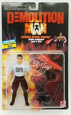 Buy Demolition Man Bazooka Attack Spartan Action Figure 1993 Mattel #11109-0910 NRFP • 155.23£