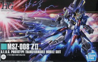 Buy Bandai HGUC Mobile Suit Zeta Gundam MSZ-008 Z II 1/144 Scale Plastic Model Kit • 72.71£