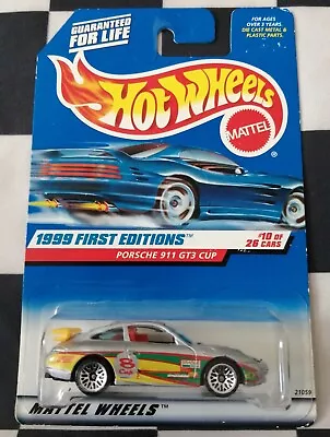 Buy  Hot Wheels 1999 First Editions Porsche 911 GT3 Cup Protector Included  • 12£