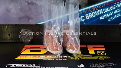 Buy Hot Toys Doc Brown Sneaker Trainers High Tops MMS610 Deluxe  1/6 Figure Vandals • 29.99£