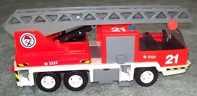 Buy Playmobil 3781 ~ Fire Truck / Fire Engine With Ladder ~ Incomplete • 3.99£