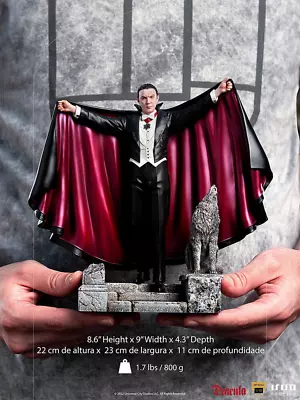 Buy Universal Monsters DRACULA Bela Lugosi Deluxe 1/10 Statue Iron Studios Sideshow • 256.84£