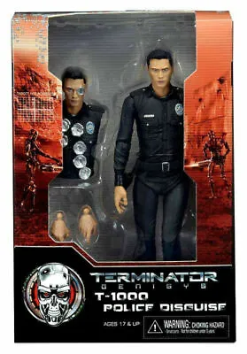 Buy Terminator Genisys 7-Inch Police Disguise T-1000 Figure Black New  • 37.50£