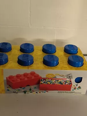 Buy Lego 8 Stud Storage Blue Brick Block Box Stackable • 27.99£