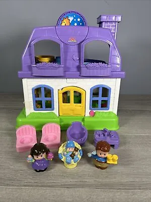 Buy Fisher Price Little People House With 3 Figures And Furniture • 22.99£
