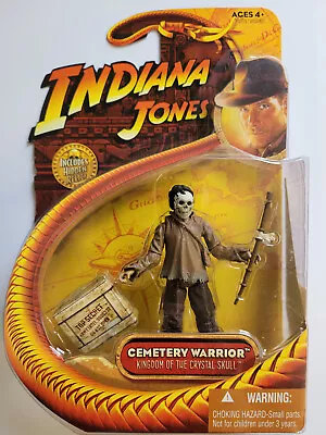 Buy Indiana Jones Crystal Skull Cemetery Warrior 3.75  Action Figure 2008 MOC • 1.99£