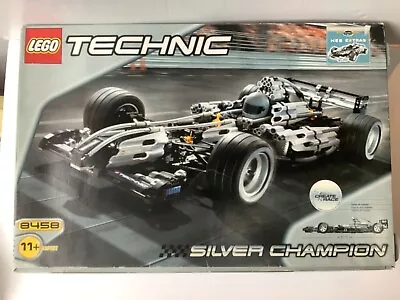 Buy Lego 8458 Technic Silver Champion F 1 Car 100% Complete With Box & Instructions • 234£