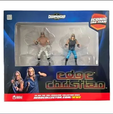 Buy WWE Championship Collection Edge & Christian With Magazine By Eaglemoss Hero • 13.99£