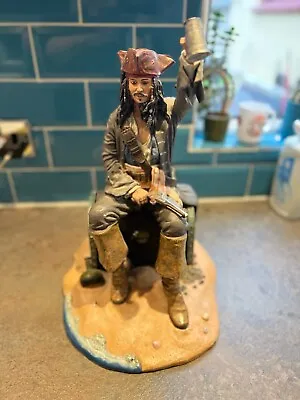 Buy Disney Pirates Of The Caribbean Large Jack Sparrow Statue/Jewellery Box • 90£