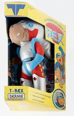 Buy Adventures Of T-Rex Bernie Plush Toy Action Figures Happiness Express Inc 1993 • 55£