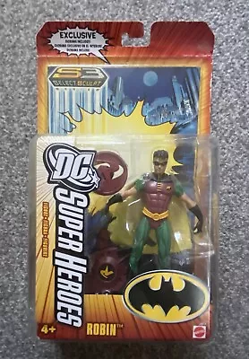 Buy D.C. Superheroes S3 Select Sculpt Robin Action Figure Mattel 2006 New • 20£