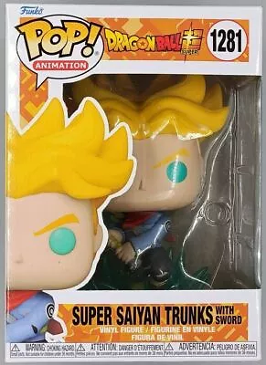 Buy #1281 Super Saiyan Trunks (with Sword) Dragon Ball Super Funko POP & Protector • 16.99£