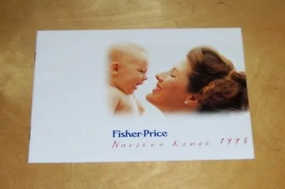 Buy Fisher-price Nursery Range 1993 Brochure Cots Seats Swings Pottys Toys • 4£