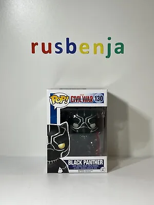 Buy Funko Pop! Marvel Captain America Civil War Black Panther #130 • 12.99£