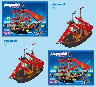 Buy Playmobil 5736 4424 * Black Beard's Pirate Ship * Spares * SPARE PARTS SERVICE * • 1.19£